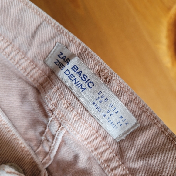 Zara size 2 light pink jeans - Picture 3 of 3